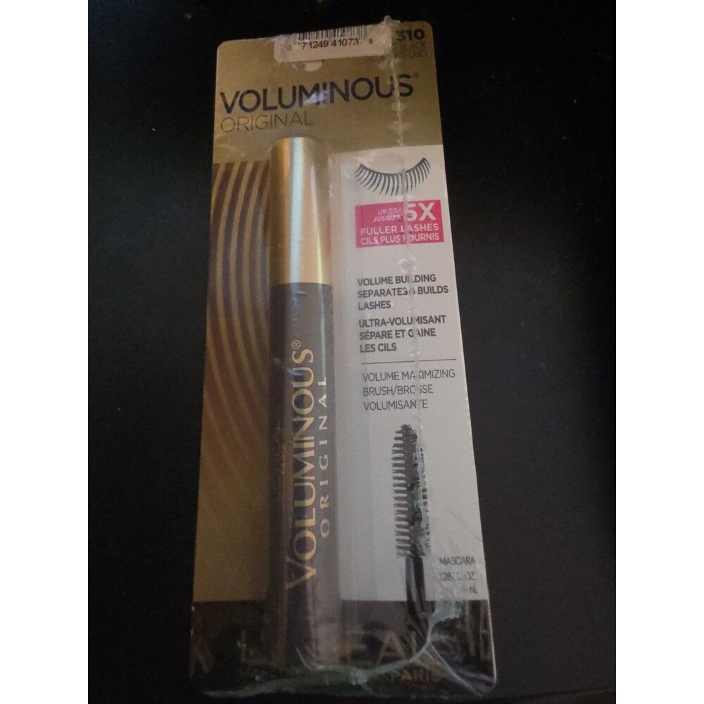 2 Pack L’Oreal Voluminous Original Mascara 310 Blackest Black Fuller Lashes NEW